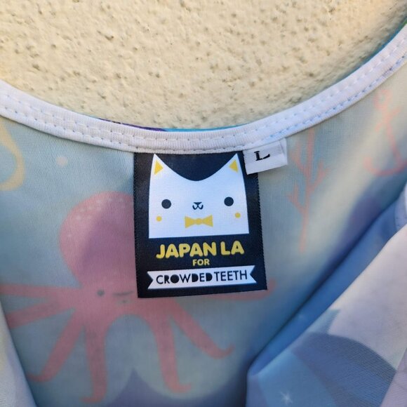 5/$100 SALE - JAPAN LA for Crowded Teeth One Piece Swimsuit - Picture 5 of 5